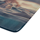 Kat Nap Droom of Nachtmerrie Snijplank (Hoek)