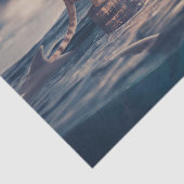 Kat Nap Droom of Nachtmerrie Tissuepapier (Detail)