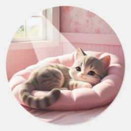 Kat Nap Sticker