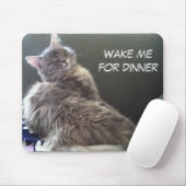 Kat Nap: Wake me voor het diner Muismat (Met muis)