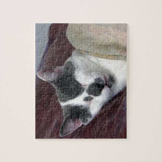 Kat Napping Legpuzzel (Verticaal)