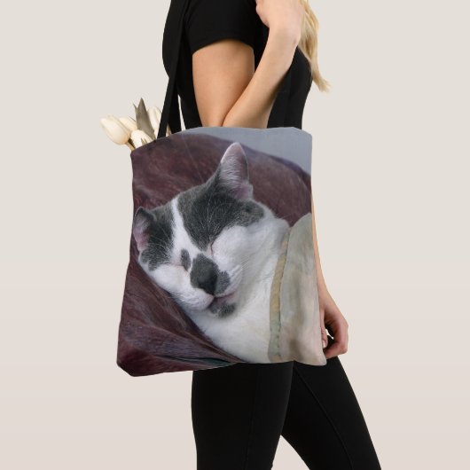 Kat Napping Tote Bag (Dichtbij)