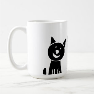 Kat, natuur, tekenen koffiemok