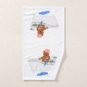 Kat neemt een weg bad handdoek (Handdoek)