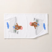 Kat neemt een weg bad handdoek (Handdoek)