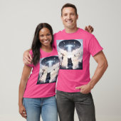 Kat neemt op door UFO T-shirt (Unisex)
