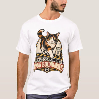 Kat Negeert Je Grenzen T-shirt