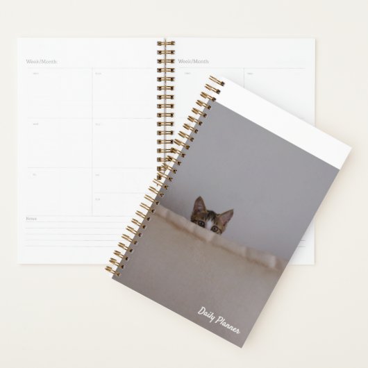 Kat niet-gedateerde planner (Display)