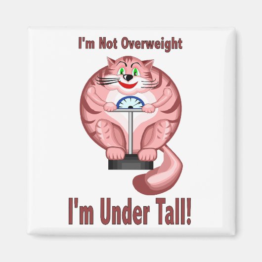 Kat: Niet overgewicht Magneet (Voorkant)