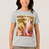 Kat niets te zien hier Tri-Blend shirt (Voorkant)