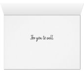 Kat nog steeds in afwachting | Ik Miss You Kaart (Binnen Horizontaal (Onder))