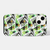 Kat Noir & Plagpatroon iPhone Hoesje (Achterkant horizontaal)