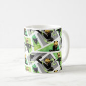 Kat Noir & Plagpatroon Koffiemok (Voorkant rechts)