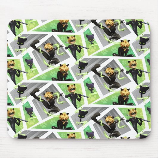Kat Noir & Plagpatroon Muismat (Voorkant)