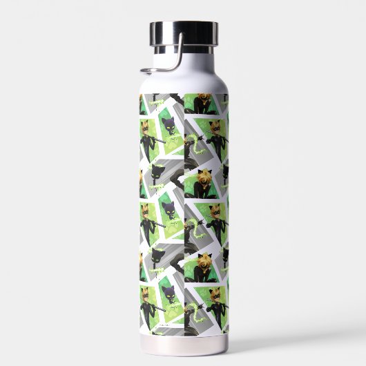 Kat Noir & Plagpatroon Waterfles (Rechts)