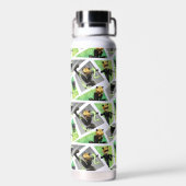 Kat Noir & Plagpatroon Waterfles (Achterkant)