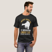 Kat  Noorse Bos T-shirt (Voorkant volledig)