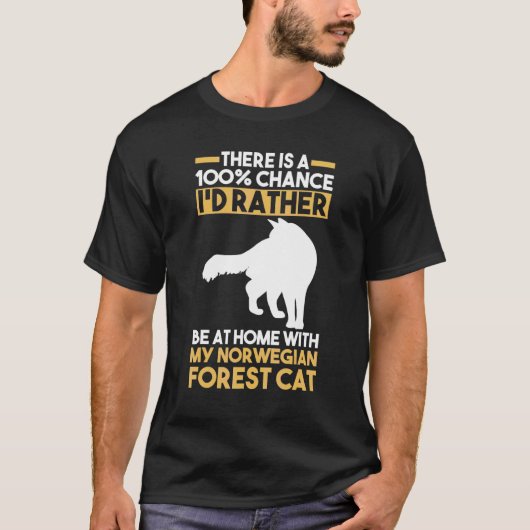 Kat Noorse Boskat 1 T-shirt (Voorkant)