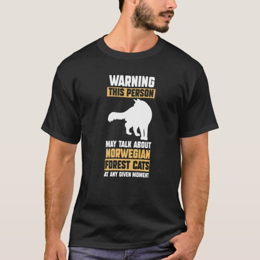 Kat Noorse Boskat  3 T-shirt (Voorkant)
