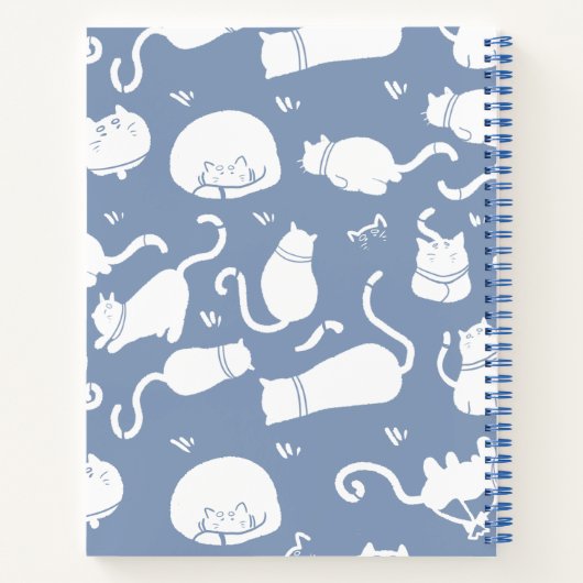 kat notebook notitieboek (Achterkant)