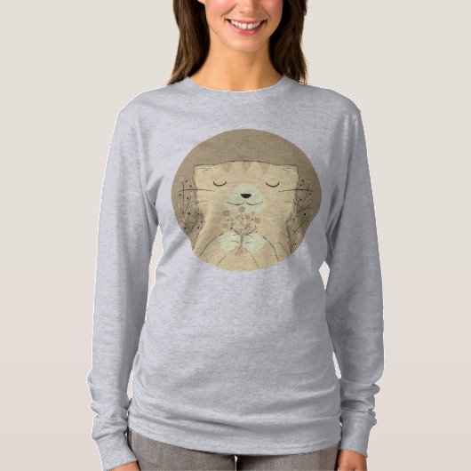 Kat-notitieboek, klassieke sticker tot t-shirt (Voorkant)