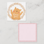 Kat Notitiekaartje (Voorkant / Achterkant)