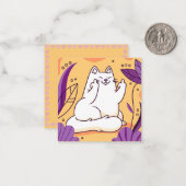 Kat Notitiekaartje (Voorkant / Achterkant in situ)