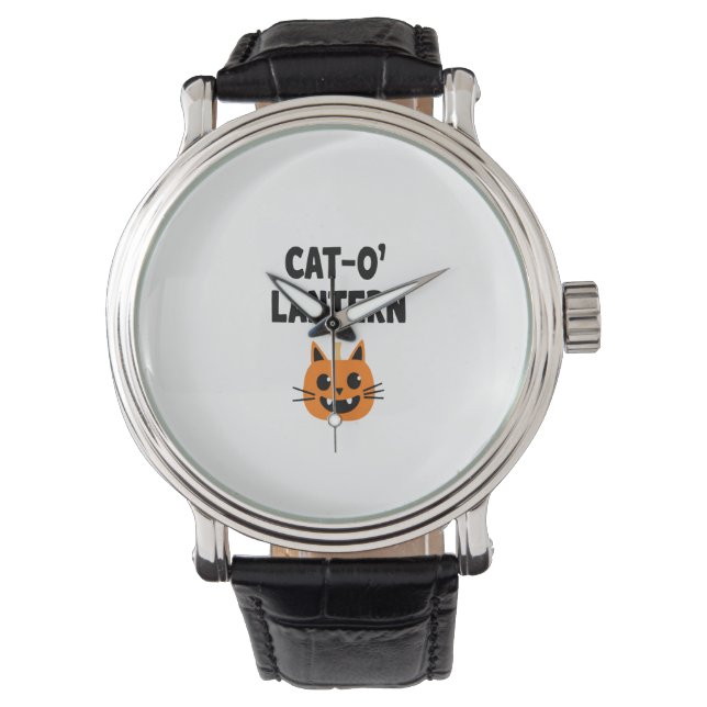 Kat-O'-Lantaarn 3 Horloge (Voorkant)