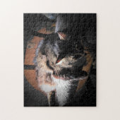 Kat of foto-puzzel legpuzzel (Verticaal)