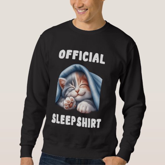 Kat - Officiële Sleepshirt Pyjama Nachtjapon Trui (Voorkant)