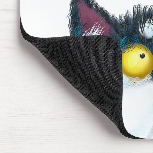 Kat ogen kijken muismat (Hoek)