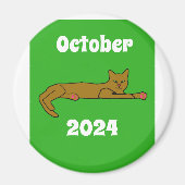 Kat, oktober 2024 magneet (Voorkant)