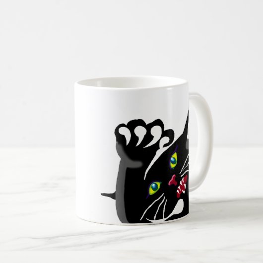 Kat om uw mok te beschermen (Voorkant rechts)