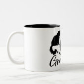 Kat Oma Kitten Pet Lover Tweekleurige Koffiemok (Links)