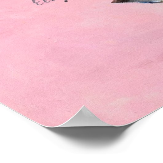 Kat omhoog poster (Hoek)