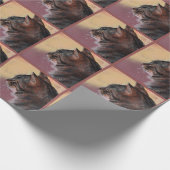 Kat-omslagpapier voor tablet cadeaupapier (Hoek)