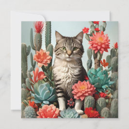 Kat onder de cactussen | Kattenliefhebbers