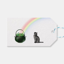 Kat onder de Regenboogstraat, Label met cadeautjes
