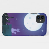 Kat onder het moonlicht Case-Mate iPhone case (Achterkant (horizontaal))