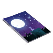 Kat onder het moonlicht notitieboek (Rechterzijde)