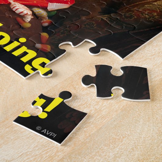 Kat onder Snoep Bucket Legpuzzel (Zijkant)