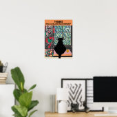 Kat onder Venster, na Matisse Poster (Thuiskantoor)
