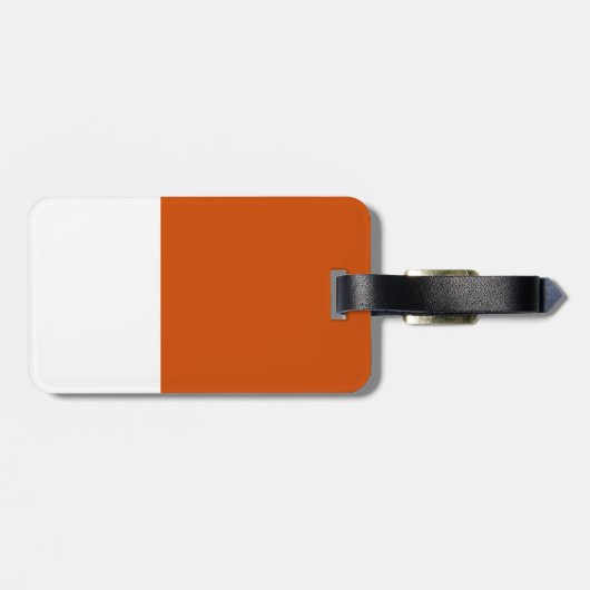 Kat onder voorzitterschap bagagelabel (Achterkant horizontaal)