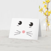 Kat-onderlijntekening Kaart (Gele Bloem)