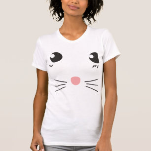 Kat-onderlijntekening T-shirt