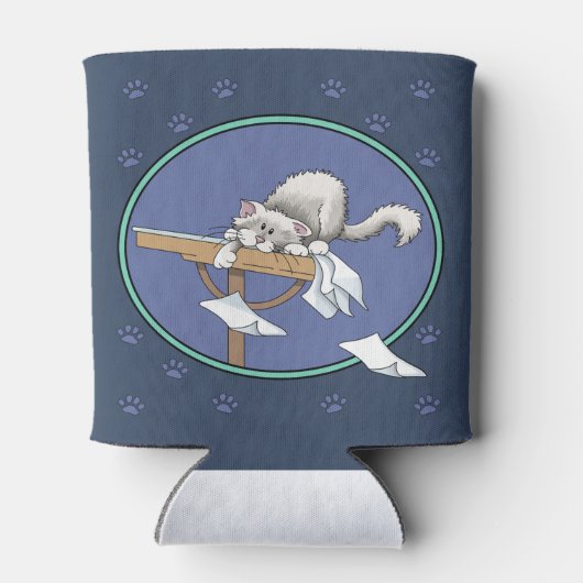 Kat onheilspatroon blikjeskoeler (Achterkant)