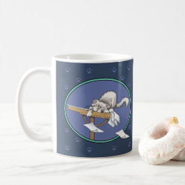 Kat onheilspatroon koffiemok