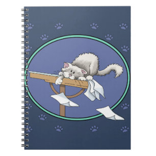 Kat onheilspatroon notitieboek