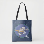 Kat onheilspatroon tote bag (Voorkant)
