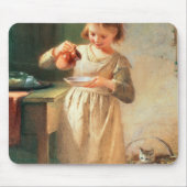 Kat ontbijt muismat (Voorkant)